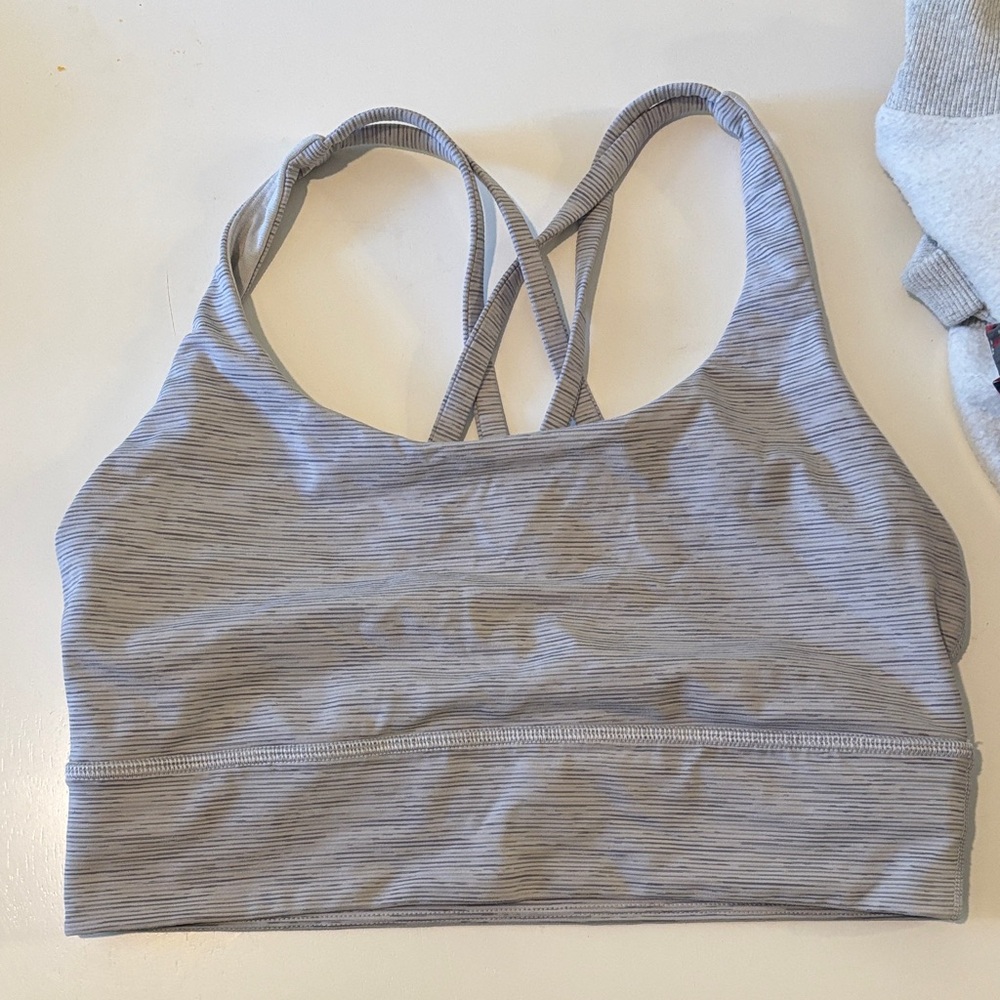 Lululemon Athletica Longline energy bra in we are from space print